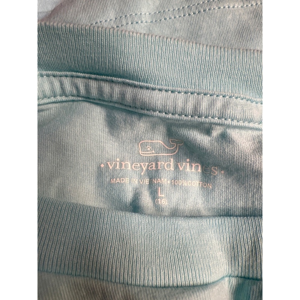 Vineyard Vines Boys Short Sleeve Pocket T-Shirt Lot of 4 Blue Green Size L 16 - Picture 8 of 9